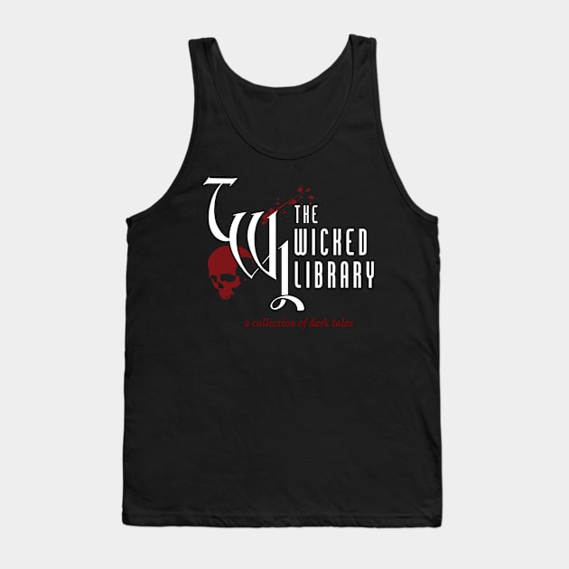 TWL Logo for Black Background Tank Top by Victoria's Lift / The Wicked Library